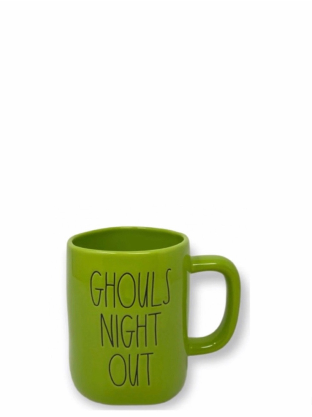 NEW Rae Dunn Green Ghouls Night Out Halloween Mug